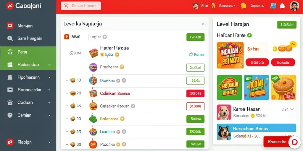Tema permainan yang beragam dan menyenangkan.