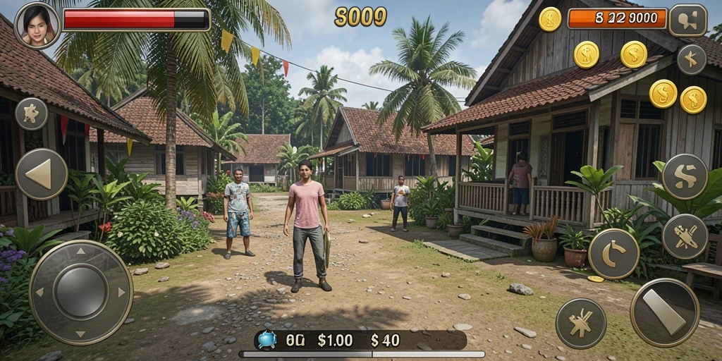 Ilustrasi meja permainan klasik di AAKASINO.