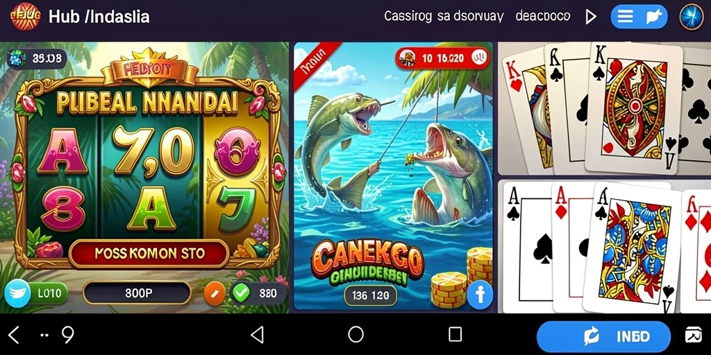 Tampilan menu yang intuitif dan mudah dinavigasi.