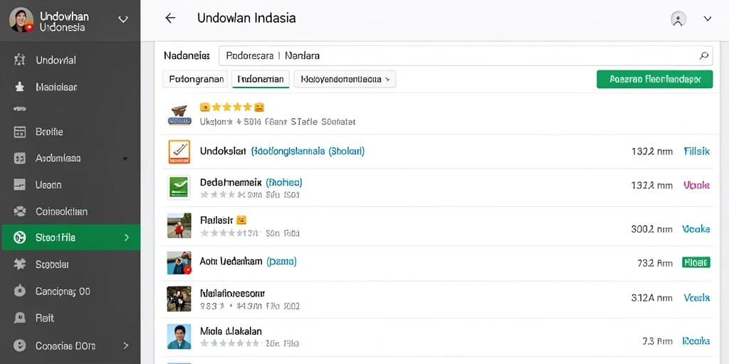 Antarmuka pengguna yang ramah membuat navigasi menjadi mudah.