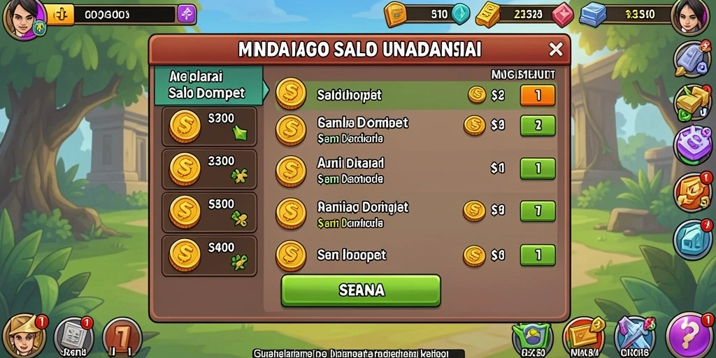 Tangkapan layar ketiga menunjukkan antarmuka permainan slot yang menarik.