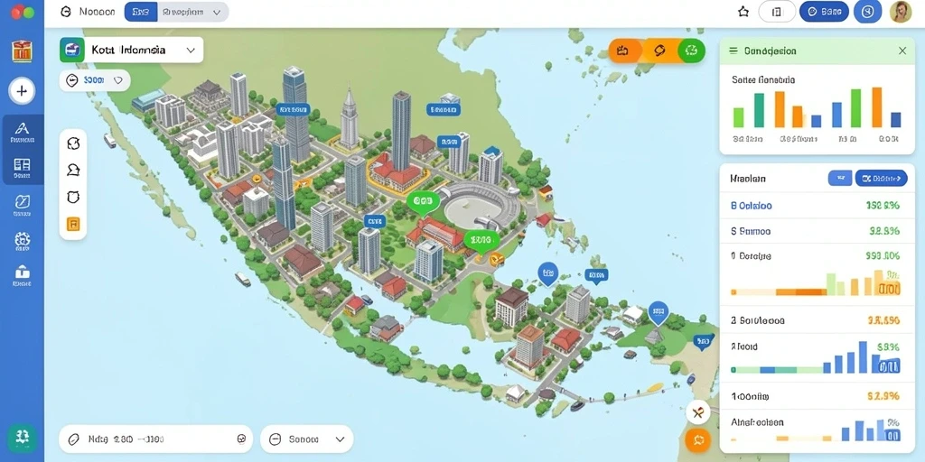 Aktivitas dalam game dengan kompetisi yang sengit.