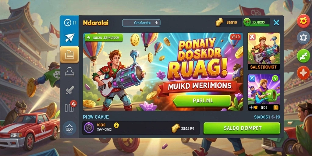 Mode permainan seru yang menantang.