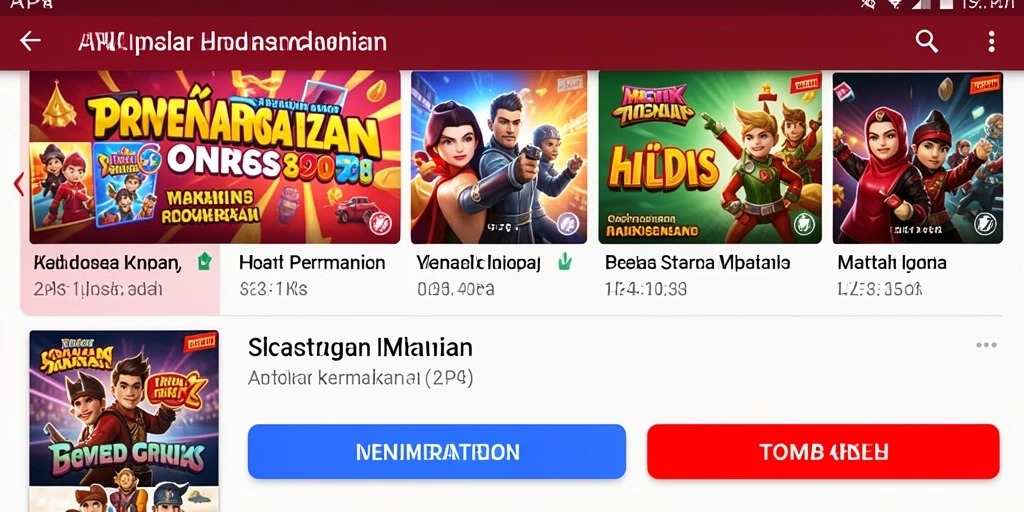 Screenshot menunjukkan beberapa item kustomisasi yang tersedia.